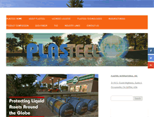 Tablet Screenshot of plasteel.com